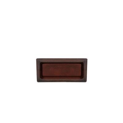 Prato Cubo 40 X 4 Cm Cor 09 - Antique Rusty