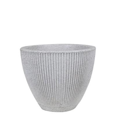 Vaso Sp27 42 X 35 Cm Cor 52 - Branco Artstone