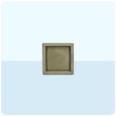 Prato Cubo 30 X 4 Cm Cor 05 - Antique Camurça
