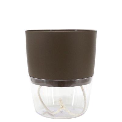 Cachepot Acqua Autoirrigável 15 Cm Cor 34 - Taupe
