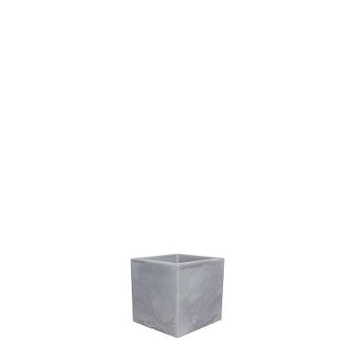 Vaso Cubo 40 X 40 Cm Cor 19 - Antique Cimento