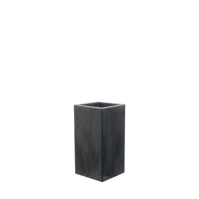 Vaso Cubo 40 X 80 Cm Cor 18 - Antique Preto