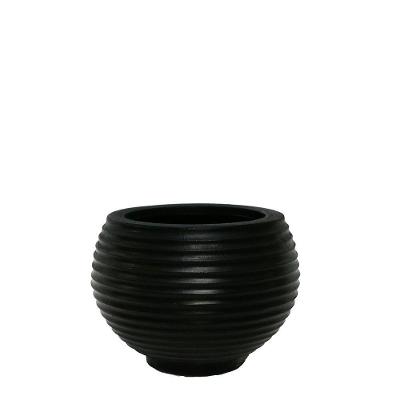 Vaso Bromélia 26 X 24 Cm Cor 04 - Preto Sólido