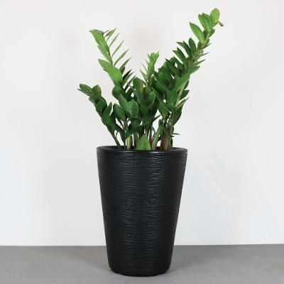 Vaso Terra Cone 30 X 40 Cm Cor 07 - Preto Sólido