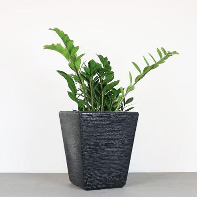 Vaso Terra Trapézio 30 X 35 Cm Cor 07 - Preto Sólido