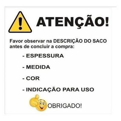 Saco De Lixo 100L Super Reforçado 100 Unid Preto