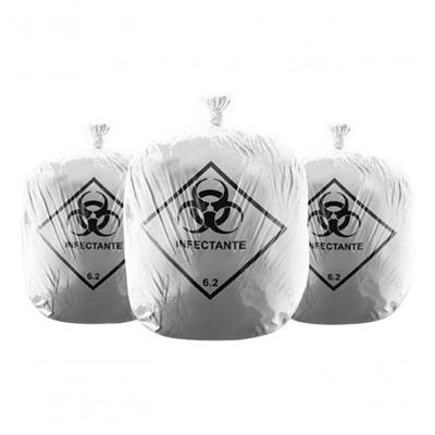 Saco De Lixo Infectante 100 Litros Branco 100 Unid Talge