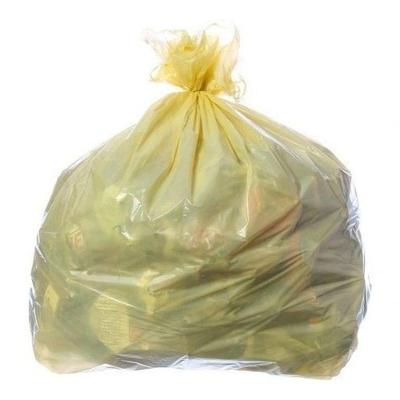 Saco Para Lixo Amarelo Reforçado 50 Lt Com 50 Uni Amarelo