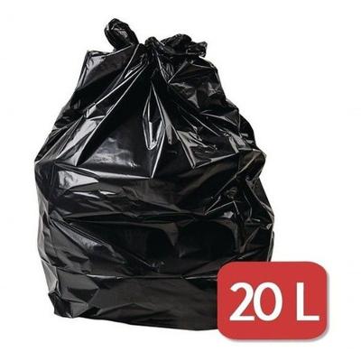 Saco De Lixo 20LL Preto Resistente - 100un Preto