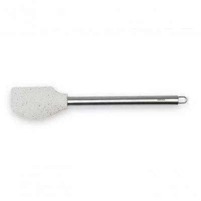Espátula Aço Inoxidável Base Silicone 33 Cm Para Panela Antiaderente Linha Duo Brinox Vanilla
