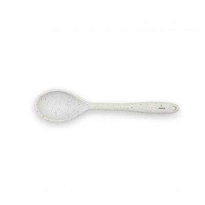 Colher Silicone 27,5 Cm Cor Vanilla Para Panela Antiaderente Linha Flex Brinox Vanilla