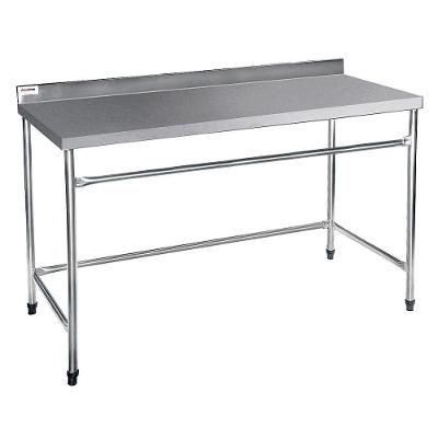 Mesa Lisa Reforçada Atual Inox em Aço Inox 304 MLR 1,5 Metros