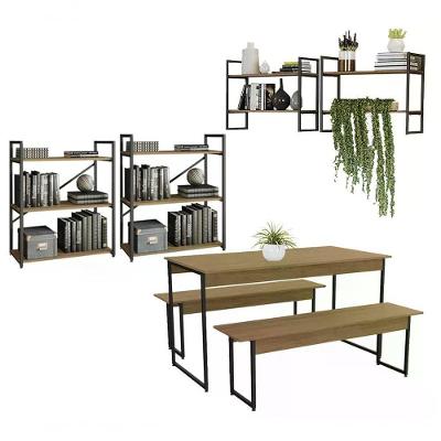 Conjunto Para Area Gourmet 05 Pecas Industrial Crome 25 Freijo Preto Kappesberg Freijo Preto