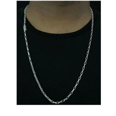 Corrente Boleada 3mm Prata 925 Pratiada Boa Cordão Corente