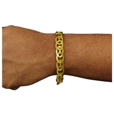 Pulseira Elo Ingles Moeda Antiga 10 Milimetros