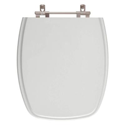 Tampa Vaso Poliéster Cinza Claro Para Bacia Fiori 6lpf