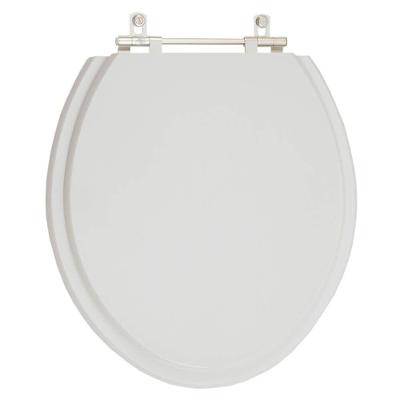 Tampa De Vaso Em Mdf Fiori Cinza Claro Para Bacia Fiori