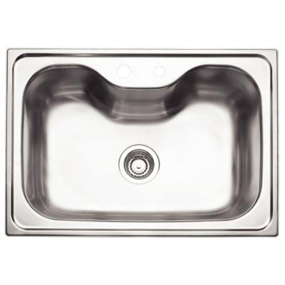 Cuba de Sobrepor 69x49 Cm em Aço Inox com Válvula Tramontina