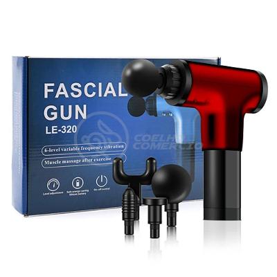 Massageador Muscular Facial Físico 6 Níveis Le 320 Vermelho