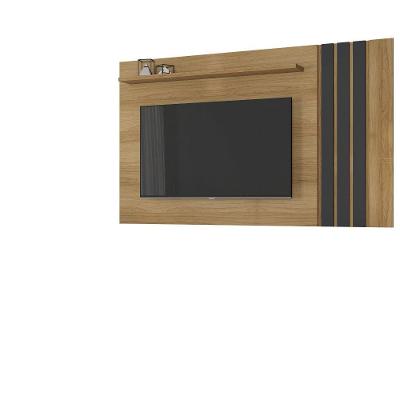 Painel Atraente Para Tv Até 70" Com Estante Noronha/grafite