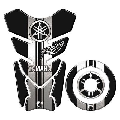 Adesivo Protetor Tanque E Bocal Moto Yamaha Racing Preto