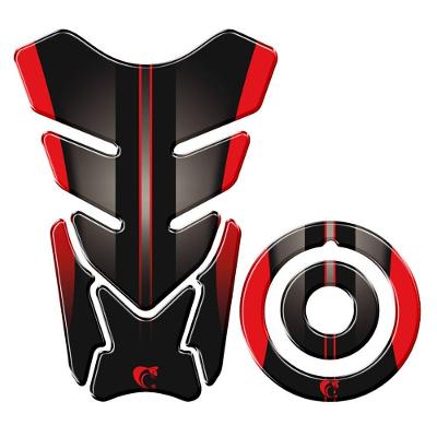 Adesivo Protetor Tanque E Bocal Moto Yamaha Vermelho