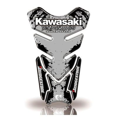 Protetor De Tanque Adesivo Moto Kawasaki Preto