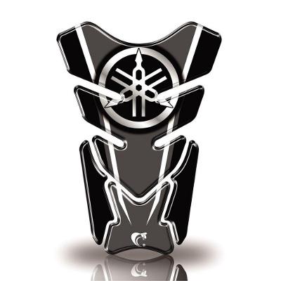 Protetor De Tanque Adesivo Moto Factor Fazer Xj6 Yamaha Diapasão Preto Cinza