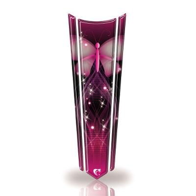 Adesivo Faixa Gravata Tanque Moto Resinado Rosa