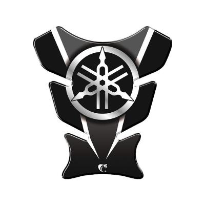 Adesivo Protetor De Tanque Moto Yamaha Diapasão Cinza Cinza