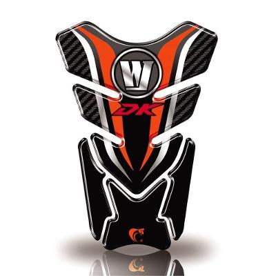 Protetor De Tanque Adesivo Moto Haojue Dk Laranja Laranja