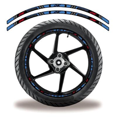 Friso De Roda Adesivo Refletivo Haojue Dk Azul Azul