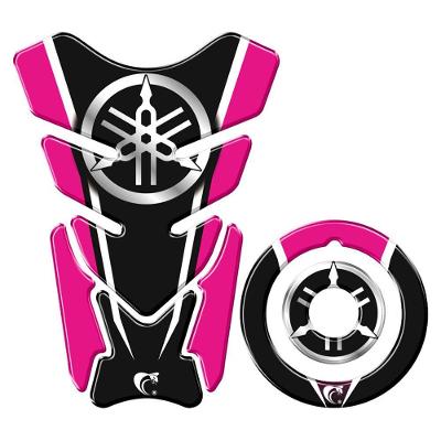 Adesivo Protetor Tanque E Bocal Moto Yamaha Diapasão Rosa