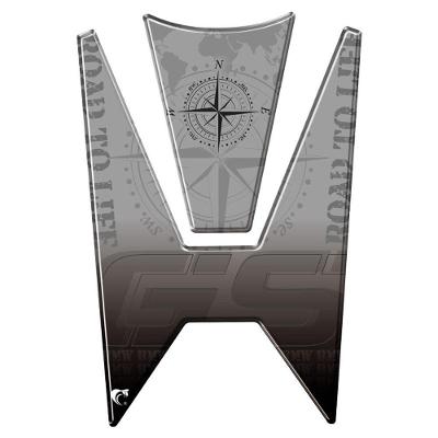 Adesivo Protetor Tanquetank Pad Moto Bmw Cinza Cinza