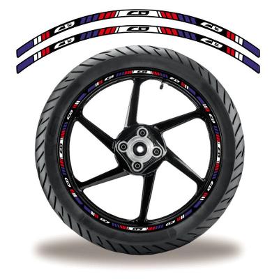 Friso De Roda Adesivo Refletivo Honda Cb Azul Azul