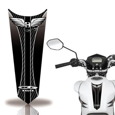 Adesivo Faixa Gravata Tanque Moto Cg 160 150 Titan Fan 160 Asa Preta