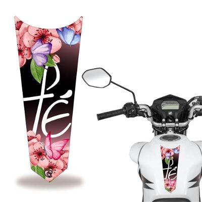 Adesivo Faixa Gravata Tanque Moto Cg 160 125 Titan Fan Rosa