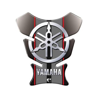 Adesivo Protetor De Tanque Moto Yamaha Diapasão Vermelho Vermelho
