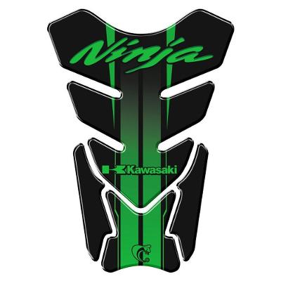 Protetor De Tanque Adesivo Moto Kawasaki Ninja Verde Verde E Preto