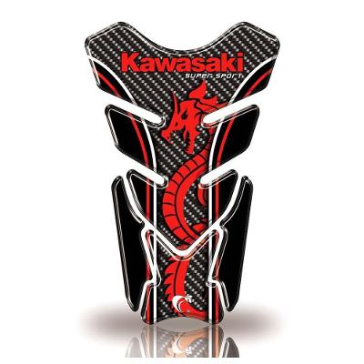 Protetor De Tanque Adesivo Moto Kawasaki Vermelho