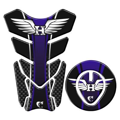 Protetor Tanque E Bocal Adesivo Moto Honda Asa Até 2017 Azul