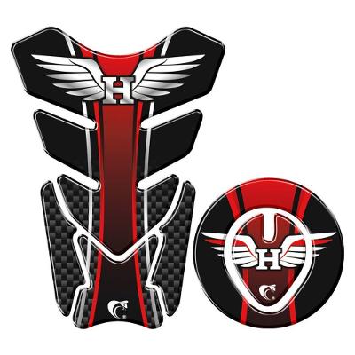 Protetor Tanque E Bocal Adesivo Moto Honda Asa Até 2017 Vermelho Vermelho