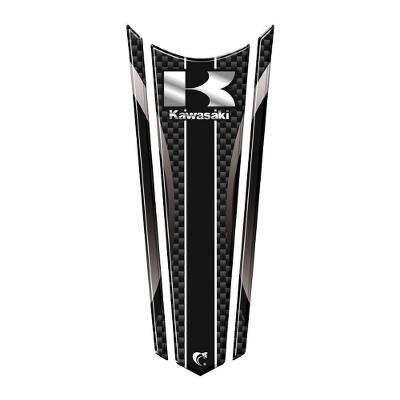 Adesivo Faixa Gravata Resinado Tanque Moto Kawasaki Carbono