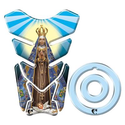 Adesivo Protetor Tanque E Bocal Yamaha Nossa Senhora Azul