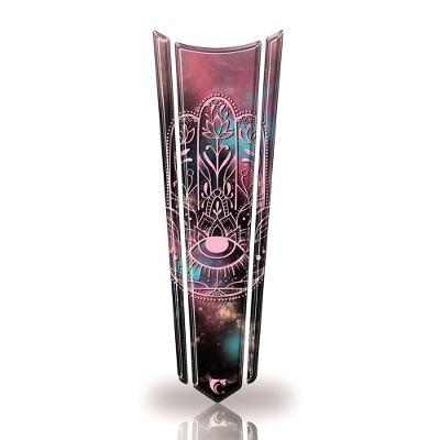 Adesivo Faixa Gravata Tanque Moto Resinado Cacto Rosa