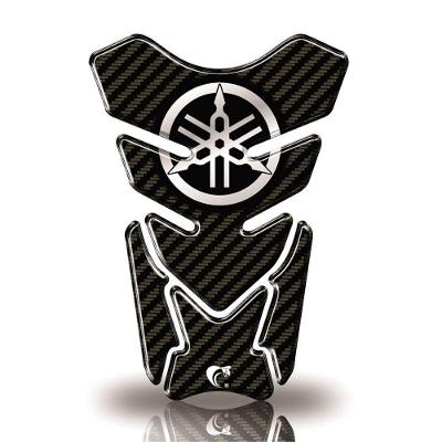Protetor De Tanque Adesivo Moto Factor Fazer Yamaha Diapazão Carbono Preto