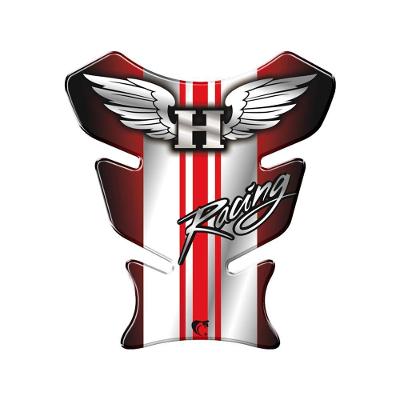 Adesivo Protetor De Tanque Moto Honda Asa Racing Vermelho