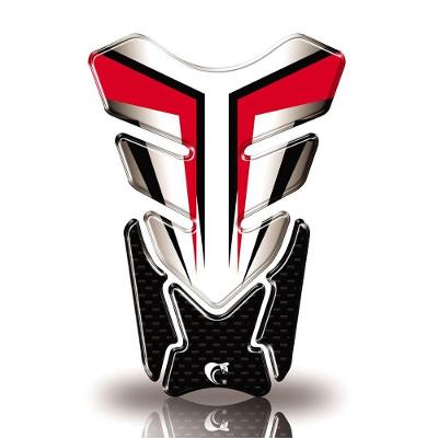 Protetor De Tanque Adesivo Moto Cg Twister Cb Factor Fazer Gsx-S Vermelho