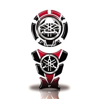 Kit Protetor Tanque Moto Yzf-R3 Mt Tenere Yamaha Vermelho Vermelho