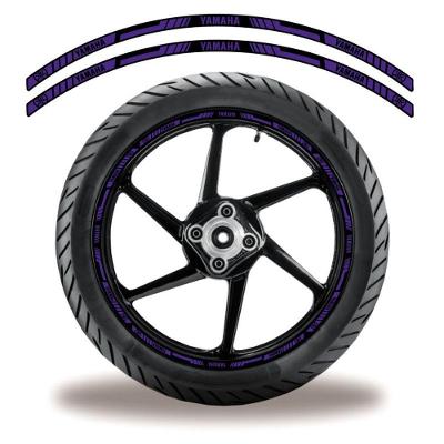 Adesivo Refletivo Friso Roda Moto Yamaha Azul Azul 1